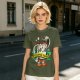 Forever Tired Coffee Mug Cartoon Character T-Shirt Design