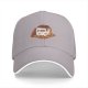 Black Baseball Cap With Cute Smores Character Print