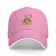 Black Baseball Cap With Tattooed Samurai Cat Holding Katana