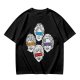Olive T-Shirt With Golden Girls Ninja Turtle Masks Graphic