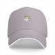 Black Baseball Cap With Cute Cartoon Character Emblem
