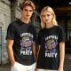Olive T-Shirt With Surprise Party Mimic Monster Graphic