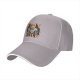 Black baseball cap with Stay Gold graphic print featuring four characters