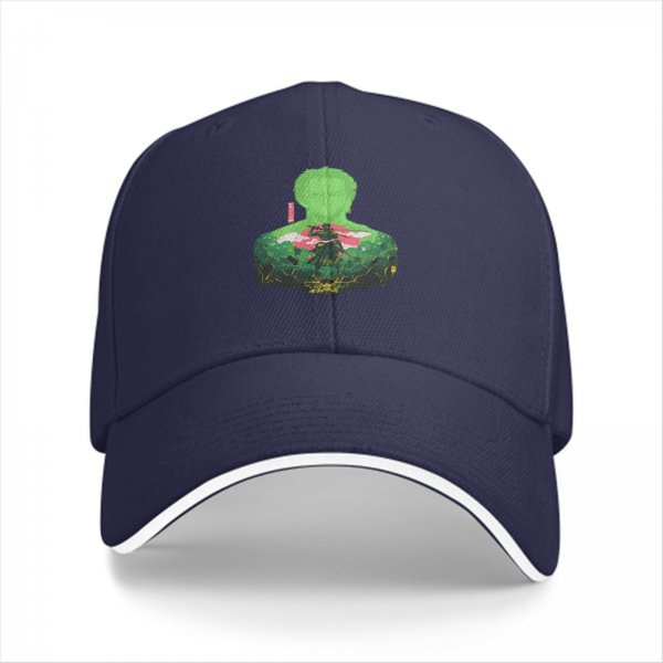 Black Baseball Cap With Green Silhouette Art Print