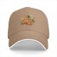 Black Baseball Cap with Japanese Ramen Dragon Art Print