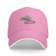 Black baseball cap with raccoon driving car and bad decisions print