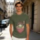 Olive T-Shirt With Frog In Ramen Bowl Japanese Art Print