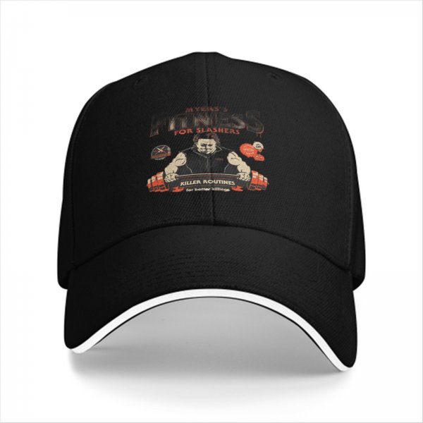 Myers's Fitness For Slashers Killer Routines Graphic Baseball Cap