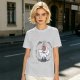 Olive T-Shirt With Chibi Princess Mononoke Wolf Rider Artwork