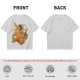 Olive T-Shirt With Japanese Ramen Dragon Artwork