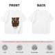 Black Coffee Skull Ghosts Graphic Olive Green T-Shirt