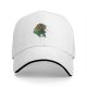 Black Baseball Cap With Fantasy Warrior Silhouette Art Print