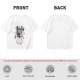 Olive graphic t-shirt with Trash Club raccoon and panda in trash can print