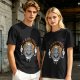 Olive t-shirt with 'I'm a Hot Mess' melting earth graphic
