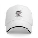 Black baseball cap with 'No Less Despresso' coffee cup graphic