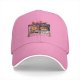 Black baseball cap with lion painter art print