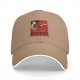 Black Baseball Cap With Vintage Wine Lady Graphic Print
