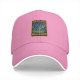 Black baseball cap with Time and Space Meltdown psychedelic TARDIS graphic