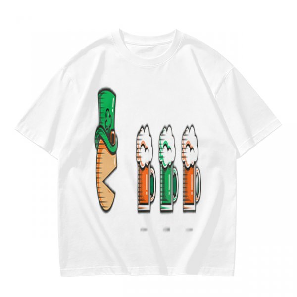 St Patricks Day Leprechaun Hat Beer Mug Graphic T-Shirt