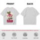 Olive T-Shirt With Rad Skating Radish Cartoon Graphic