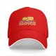 Black baseball cap with sleeping duck graphic and 'Until My Problems Disappear' text