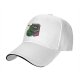 Black Baseball Cap with T-Rex Playing Asteroids Arcade Game Over Print