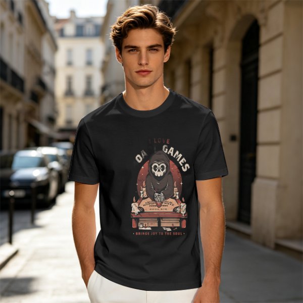 Oa Games Grim Reaper Graphic Olive T-Shirt