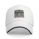 Black baseball cap with 'I Come With Problems Not Solutions' retro graphic