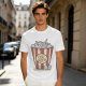 Olive T-Shirt With Pop Cats Popcorn Bucket Graphic