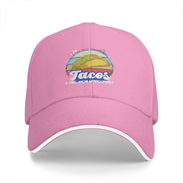 I'm Here For Tacos A Tac-Hoe If You Will Black Baseball Cap