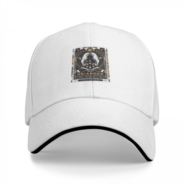 Urianger The Scion Tarot Style Graphic Black Baseball Cap