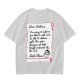 Christmas t-shirt with Santa's tariff excuse note print