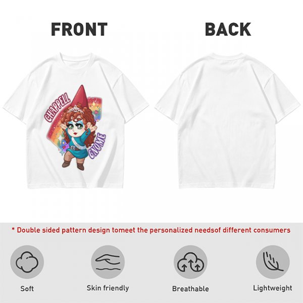 Chappell Gnome Chibi Character Graphic T-Shirt