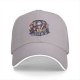 Black Baseball Cap with Anime Character Group Graphic Print