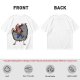 Olive T-Shirt with Monkey D Luffy Breaking Through Brick Wall Art