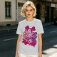 Olive T-shirt with Spinel Character Graphic Print
