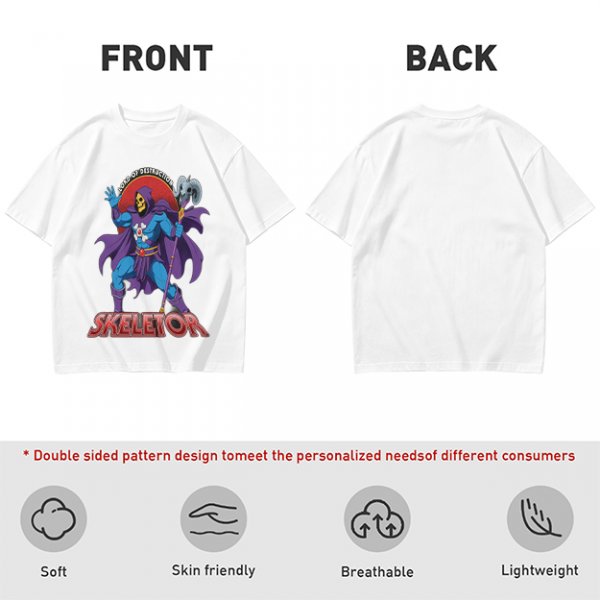 Skeletor Lord of Destruction Graphic Olive T-Shirt