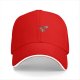 Black Baseball Cap With Detailed Pistol Graphic Design