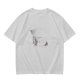 Olive Green Oversized T-Shirt With Minimal Graphic Print
