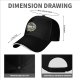 Black Baseball Cap With Coffee Themed 'Solution For Everything' Print