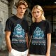 Master of Christmas D20 Dice T-Shirt for RPG Fans