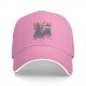 Black baseball cap with Hellfire Tiki Club graphic print