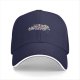Black Baseball Cap With Cute Chibi Anime Character Group Print