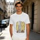 Olive T-Shirt With Funny Taco Characters Around A Campfire