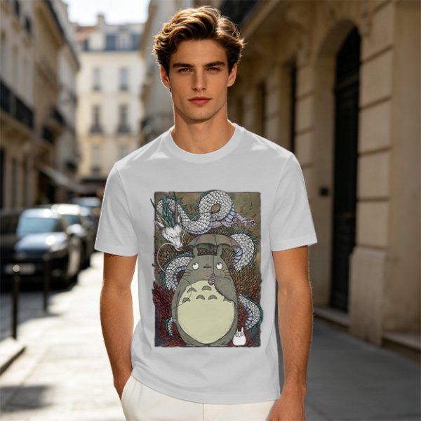 Studio Ghibli Anime Characters Graphic Tee