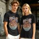 Olive T-shirt with Sumo Wrestler in Ramen Bowl Artwork