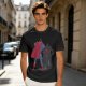 Olive T-shirt with Superman Laser Eyes Art Print