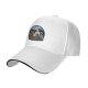 Black baseball cap with cryptid alien campfire graphic design