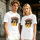 Olive taco graphic t-shirt with 'TACO 'BOUT A' text and margarita