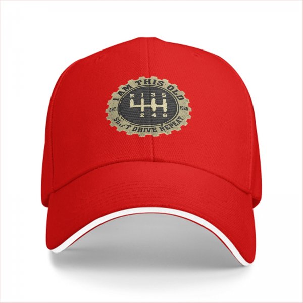 I Am This Old Shift Drive Repeat Manual Gear Cap